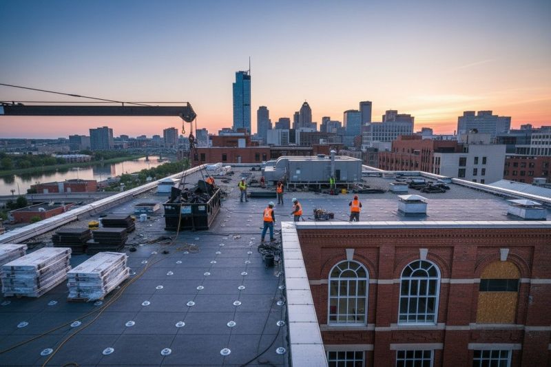 Steel Roof Replacement detail
